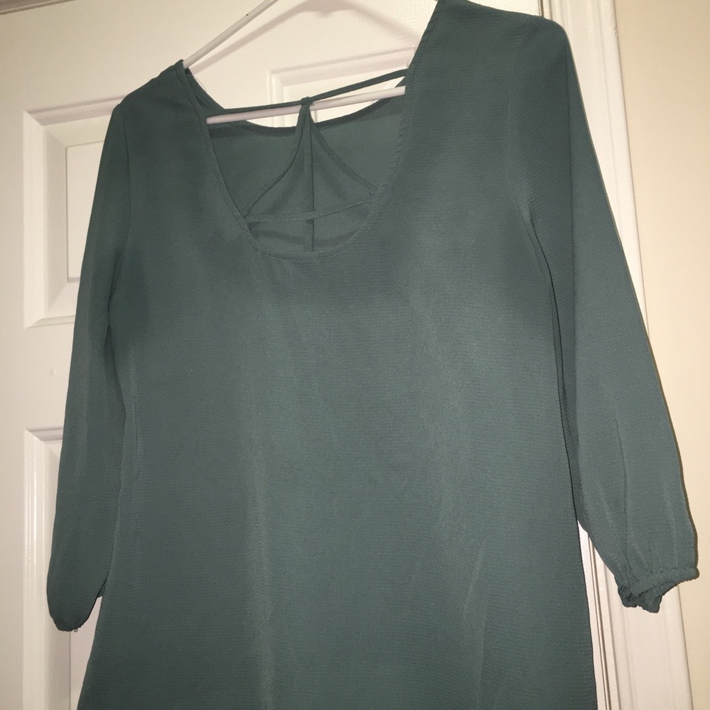Olive top.